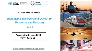 Sustainable Transport and COVID-19 Day 1: Response and Recovery