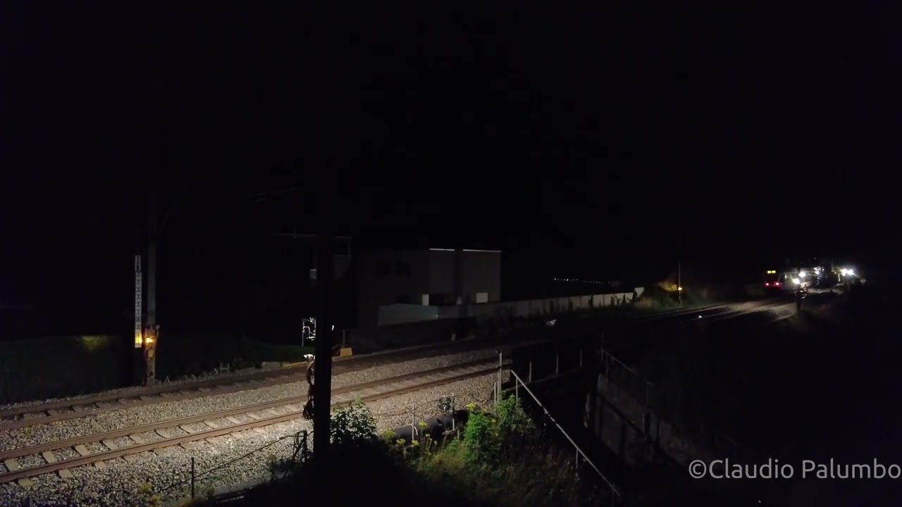 Bauarbeiten Schotterzug in Gossau SG