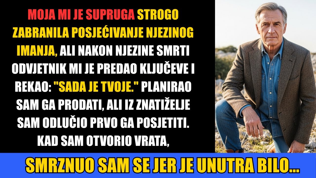 Moja žena je umrla čuvajući tajnu, sve dok nisam otišao na imanje koje mi je uvijek zabranjivala...