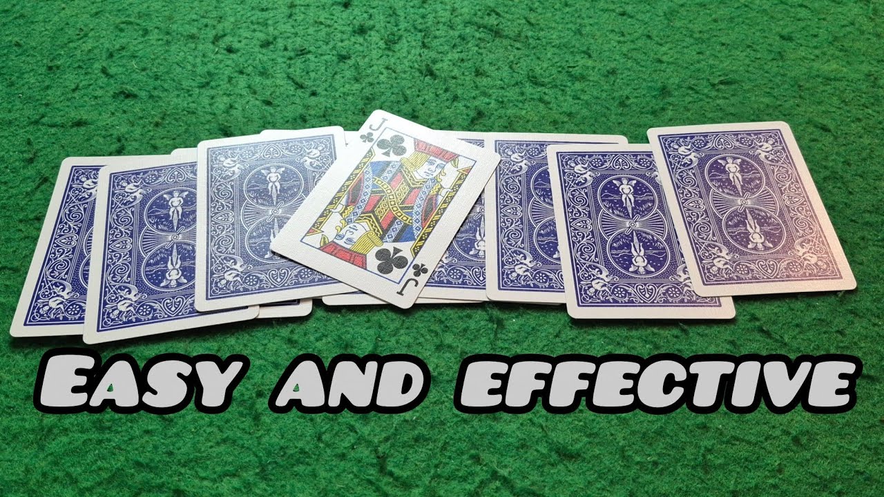 Простой и эффективный карточный фокус.