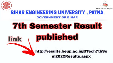 BEU 7th Semester result #semester #beu #result #7thsemesterresults #beuresults #7sem #like#share