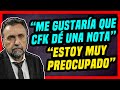 NAVARRO DEBATE CON SU EQUIPO SOBRE LOS PRECIOS Y LE HACE UN PEDIDO A CFK