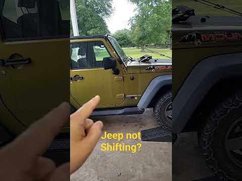 Jeep not Shifting Part needed see full video for repair.