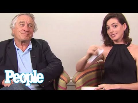 Anne Hathaway & Robert De Niro Tell Us Their Favorite De Niro Line | People
