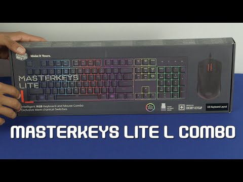 Cooler Master MasterKeys Lite L Combo RGB Overview!