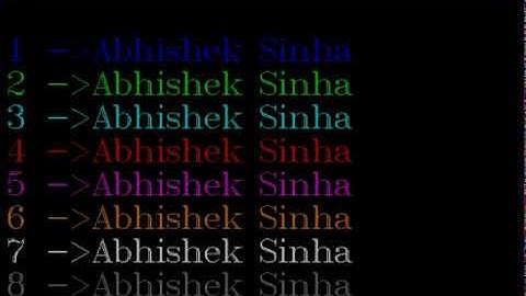 sprintf ( ) ,outtextxy(), textbackground(),settextstyle() in Graphics in HIndi | by Abhishek Sinha