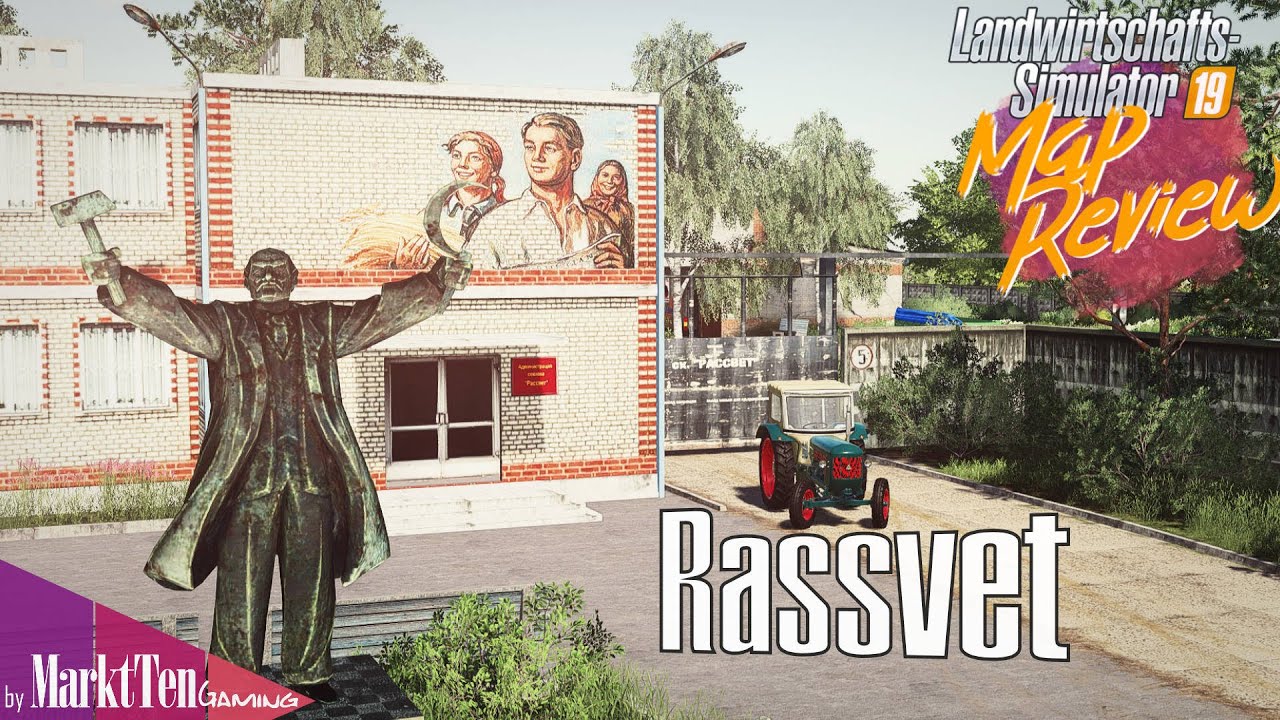 LS19 - Map [#80] Rassvet 1.0.0.1 – Landwirtschaft mit Hammer und Sichel