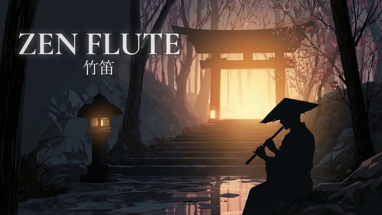 Japanese Zen Bamboo Flute | Lantern Torii Sanctuary ⛩️