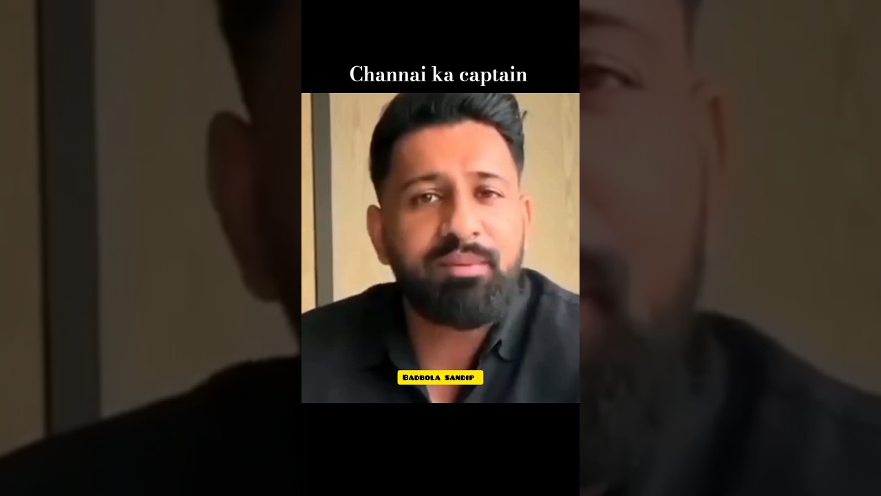 Chennai ka captain hu 😱😎 