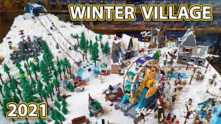 LEGO MOC 2021 Winter Village & Ski Mountain