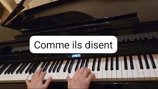 Charles Aznavour-Comme ils disent-Piano Cover