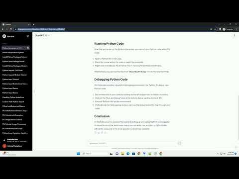 python interpreter for vs code