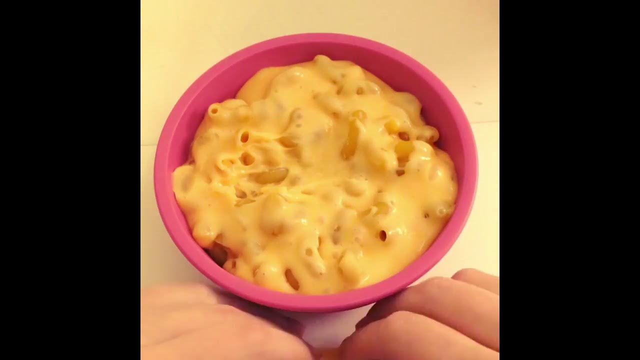 mac n cheese slime - YouTube