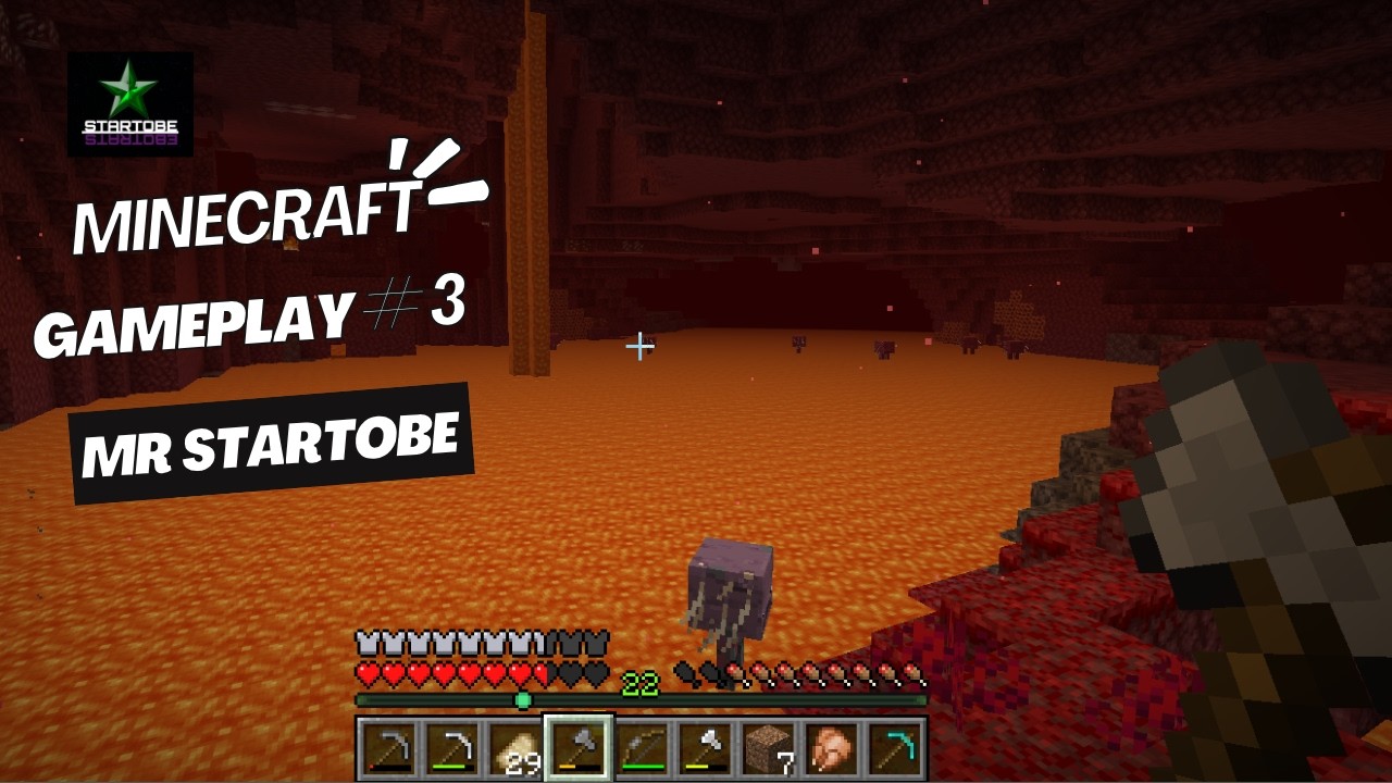 I Went to the Nether… and Found Only Lava!💀🔥| Gameplay 3 | Mr Startobe Gaming | #minecraft #survival