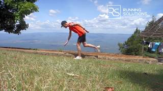 Runners Touch with breathing focus