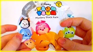 Opening Disney Tsum Tsum Series 1 Micro Toy Mystery Figure Packs For Kids Children & Toddlers