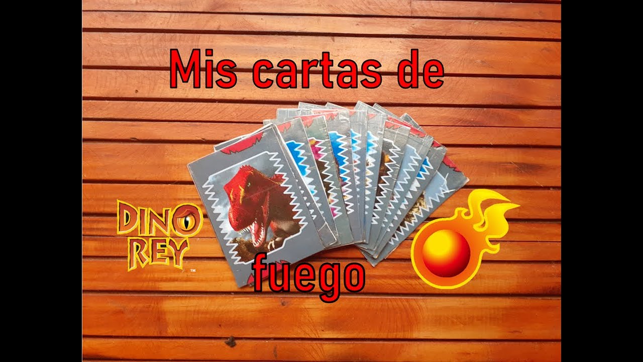 Mis Cartas De Fuego De Dino Rey🦖🔥☄