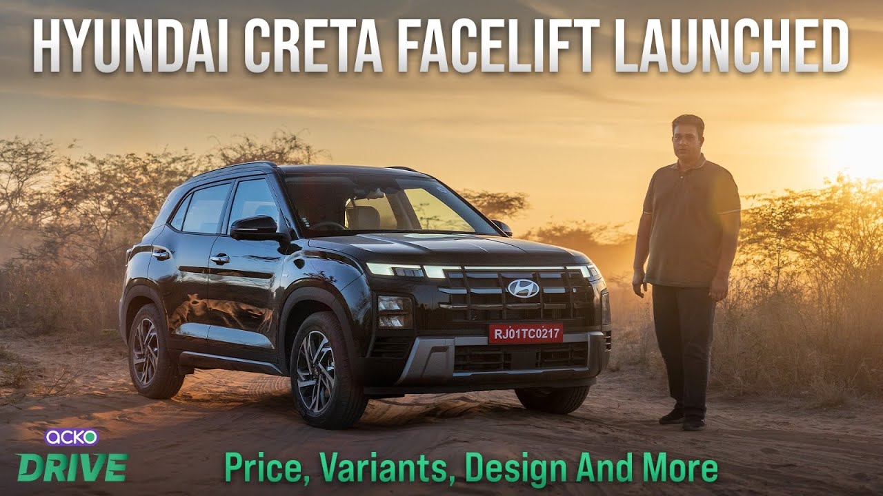 Hyundai Creta Facelift Launched In India| Design, Variants, Price, Engine Options, Fuel Economy