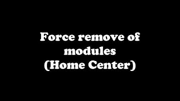 [Tutorial] Fibaro - Force remove of modules