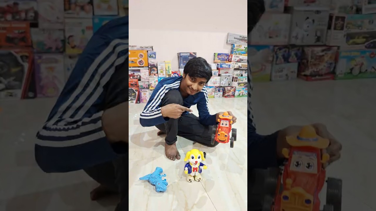 tractor 🚜 super vs Remote control gym 🏋️‍♂️ dog 🐕