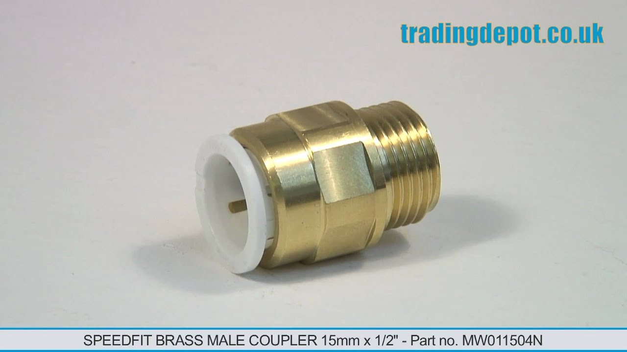 MB PRESS FIT WATER 15mm COUPLING