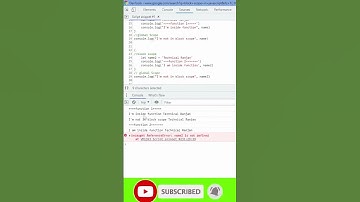 #Javascript Block Scope In JavaScript In 60S #shorts