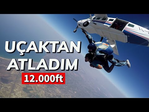 Serbest Paraşüt ile Uçaktan Atlamak - Skydive Efes, İzmir