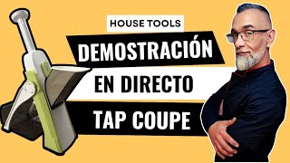 Demostracion mandolina cocina Tap coupe en directo.