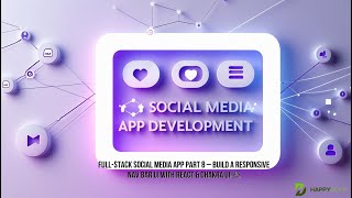 🖥️ Full-Stack Social Media App Part 8 – Build a Responsive Nav Bar UI with React & Chakra UI! 🚀
