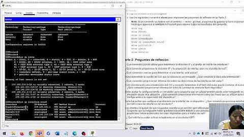 17.5.9 Packet Tracer - Interpretar la salida del comando show