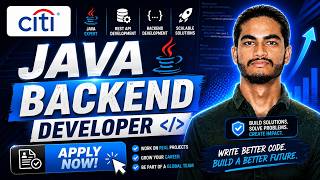 Citi Hiring Java Backend Developer 2026 🔥 Freshers Eligible | Pune Jobs | Software Developer Role