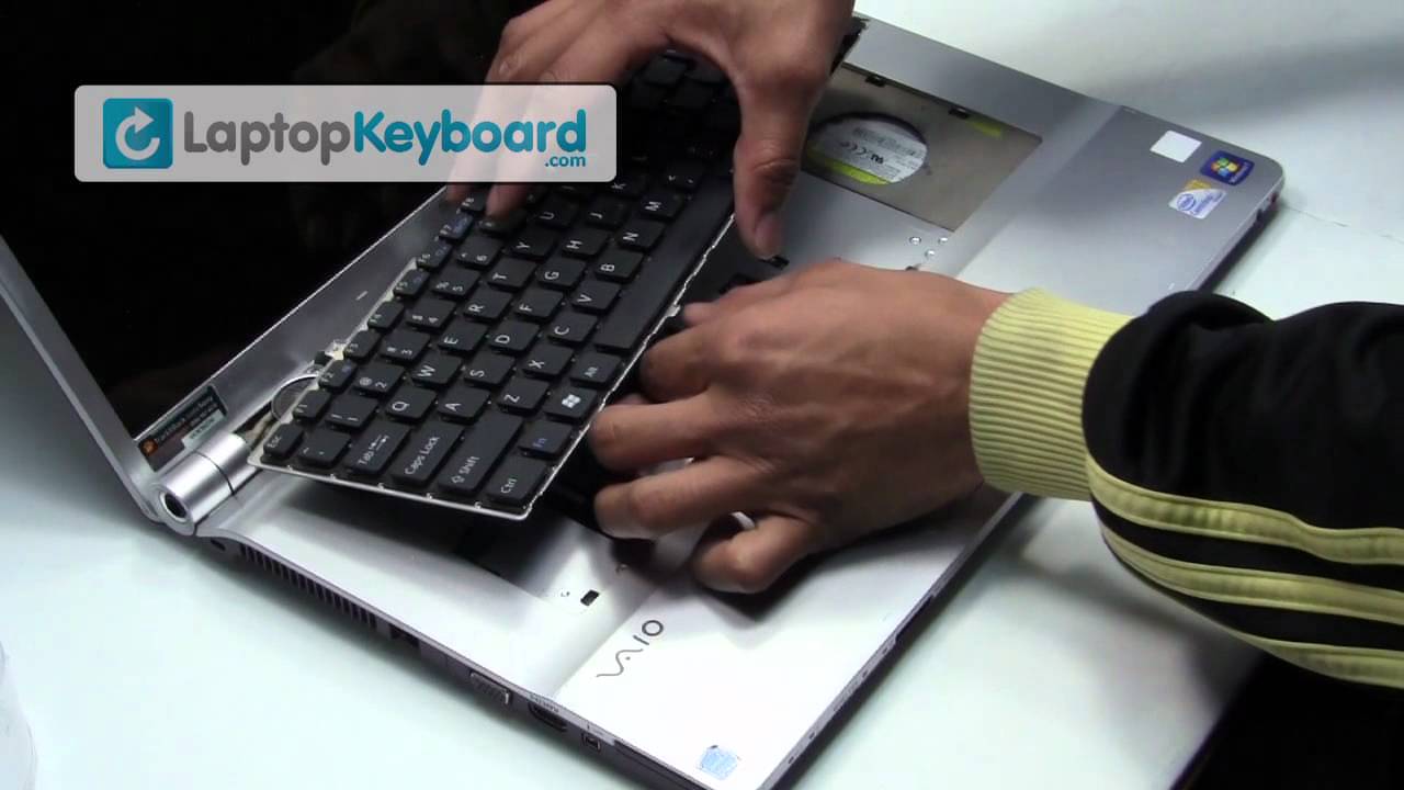 Sony Vaio Laptop Keyboard Installation Replacement Guide Vgn Nw Remove Replace Install Youtube