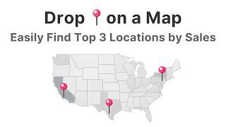 Drop Pins on a Map in Tableau 📍 (Top X Locations by Metric)