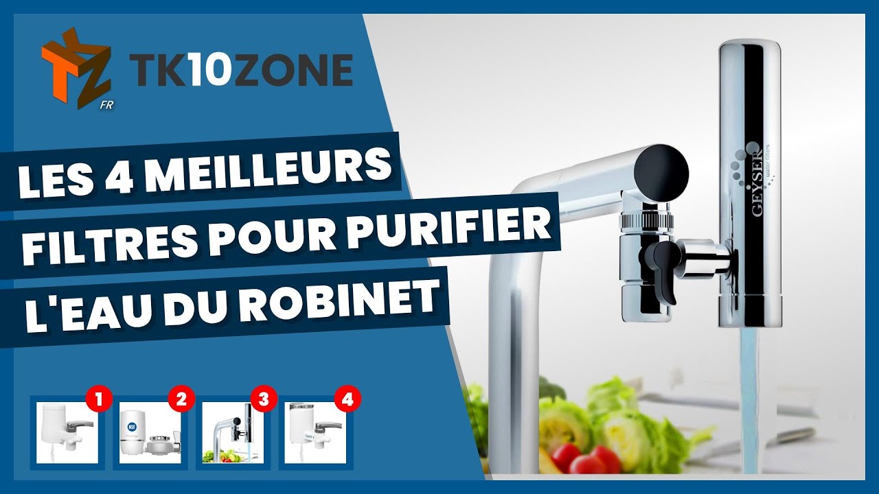 Les 4 meilleurs filtres pour purifier l'eau du robinet 