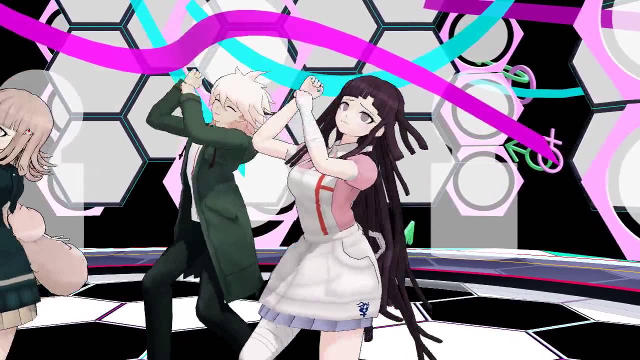 【MMD】『彈丸論破2／ダンガンロンパ2』被害妄想携帯女子（笑）