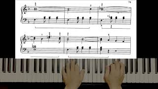 O Sole Mio! Slow Practice. Alfred's basic adult piano course level one P78 #piano #pianomusic