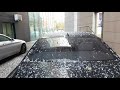В Москве сегодня прошел град 2018 09 27 141737 Москва