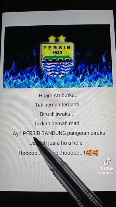 lagu persib bandung hitam atributku