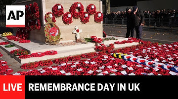 LIVE: UK’s Remembrance Day ceremony marking end of World War I