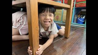 仁惠幼兒園大二班地震避難掩護演練1080920