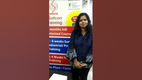 Komal Trained & Placed from Sofcon Pune
