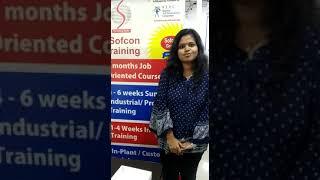 Komal Trained & Placed from Sofcon Pune