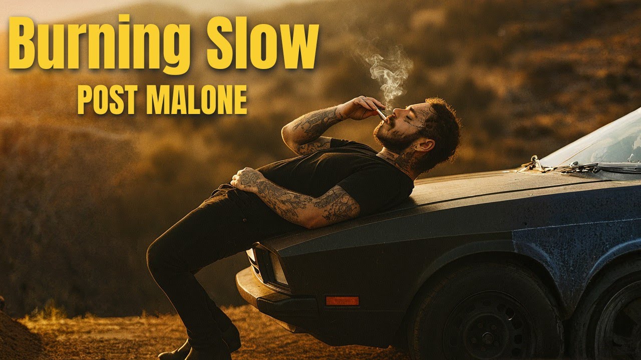 Post Malone – Burning Slow (New Sad 💘 Music Lyrics Video)