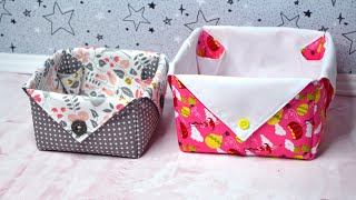 How To Sew Fabric Boxes Tutorial Sewing Fabric Boxes Diy