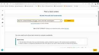 Full walkthrough scheduling a Microsoft exam.