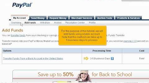 Add funds to your PayPal account by VodaHost web hosting
