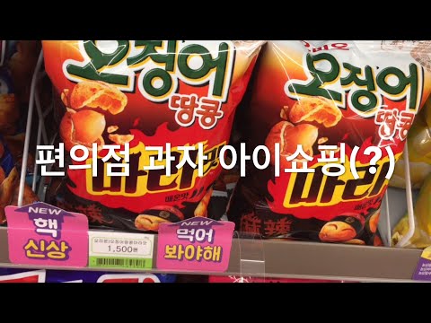 태풍오는 날 CU 씨유 편의점 구경