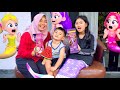 MAKAN ES KRIM RAINBOW BUBBLEGEM 3 WARNA 🥳 DAN BERENANG