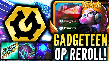 GADGETEEN ZOE REROLL ⭐⭐⭐ w/ Blue Buff + Blue Battery is TOO BROKEN! | Teamfight Tactics Set 8 PBE