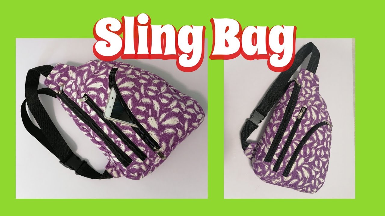 DIY Crossbody Sling Bag Tutorial ~ DIY Tutorial Ideas!